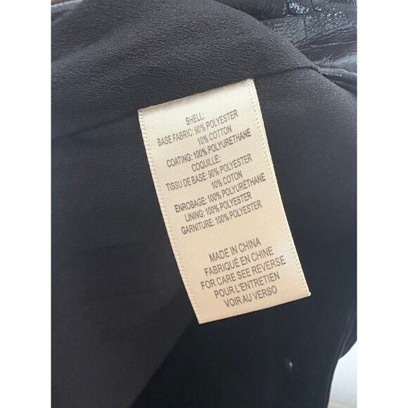 Torn By Ronny Kobo Donnie Asymterical Skirt Size Large Black Snakeskin Pleather - Picture 6 of 12